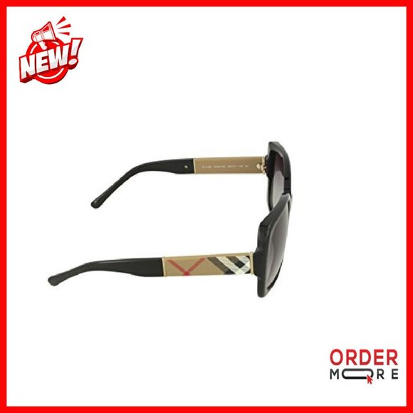 Women\'s Fashion Square Sunglasses Grey Gradient Lens Made in Italy